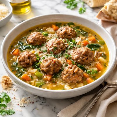 Image of Parmesan Meatball Soup