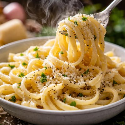 Image of Parmesan Noodles for Two