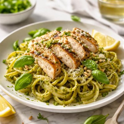 Image of Parmesan Pesto Pasta with Chicken