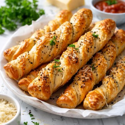 Image of Parmesan Puff Pastry Twists