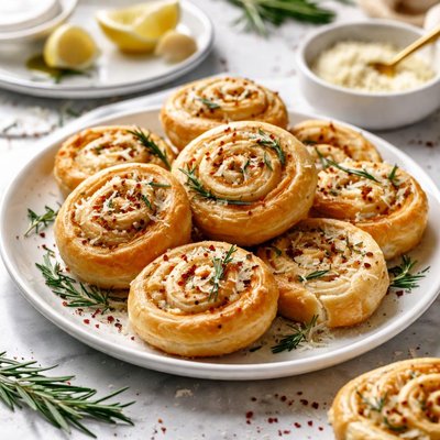 Image of Parmesan Rosemary Pinwheels