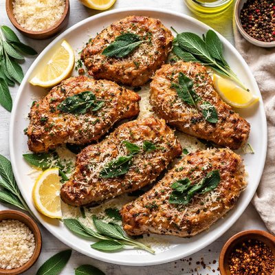 Image of Parmesan Sage Pork Chops