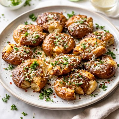 Image of Parmesan Smashed Potatoes