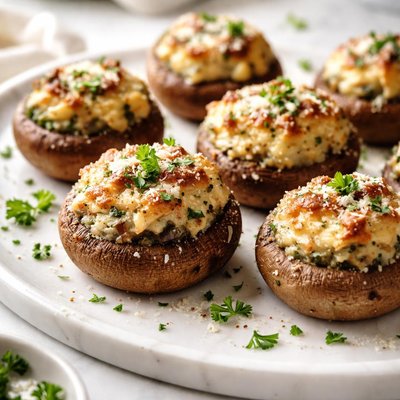 Image of Parmesan Stuffed Mushrooms