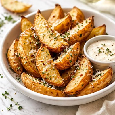 Image of Parmesan Thyme Potato Wedges