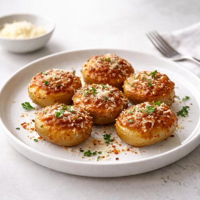Image of Parmesan Upside Down Baked Potatoes