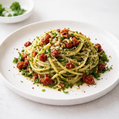 Image of Parsley Pesto with Sun Dried Tomatoes