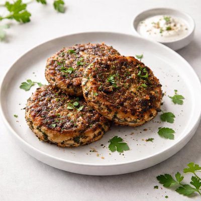 Image of Parslied Mushroom Patties