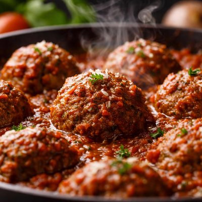 Image of Partially Homemade Meatballs and Marinara