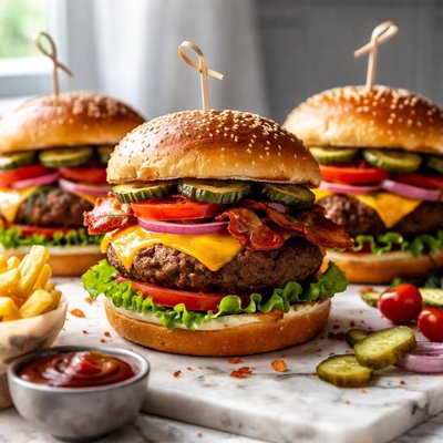 Image of Party Pleasing Burgers