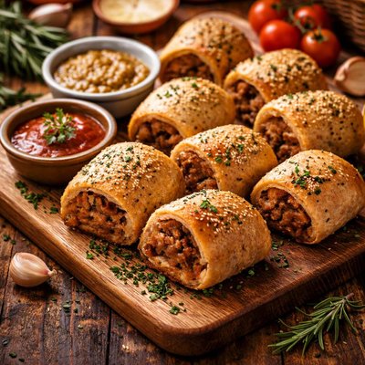 Image of Whole30 Party Sausage Rolls