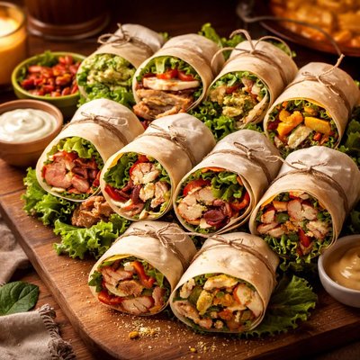 Image of Party Tray Wrap Up