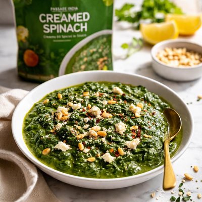 Image of Passage to India Creamed Spinach