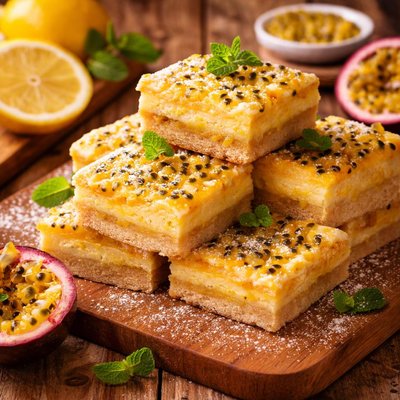 Image of Passionfruit and Lemon Slice