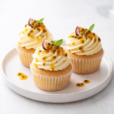 Image of Passionfruit Cupcakes