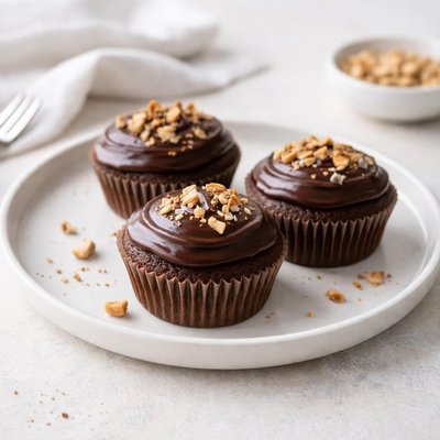 Image of Passover Brownie Cupcakes