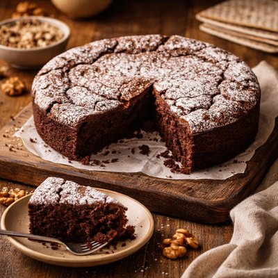 Image of Passover Chocolate Souffle Cake