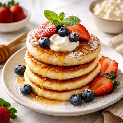 Image of Passover Cottage Cheese Pancakes