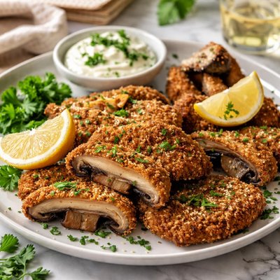 Image of Passover Mushroom Schnitzel