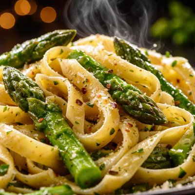 Image of Pasta and Asparagus