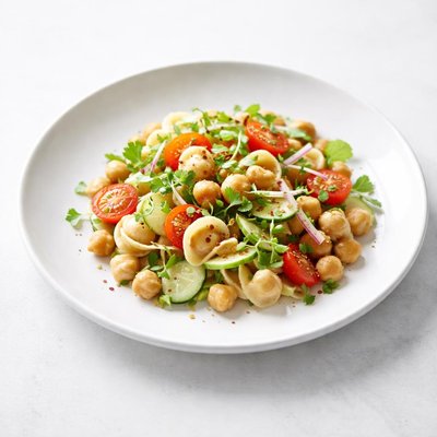 Image of Pasta and Chickpea Salad