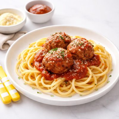 Image of Pasta and Meatballs for Kids