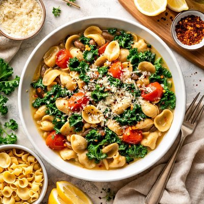 Image of Pasta Beans N Greens
