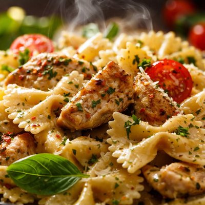 Image of Pasta Bows and Chicken