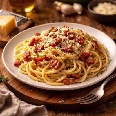 Image of Pasta Carbonara with Bacon