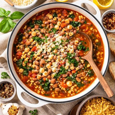 Image of Pasta Fagioli Rhode Island Style