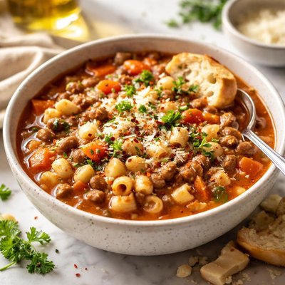 Image of Pasta Fagioli Soup