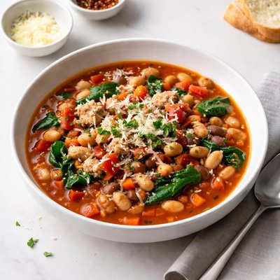 Image of Pasta Fagioli Soup Plus Turkey Crock Pot