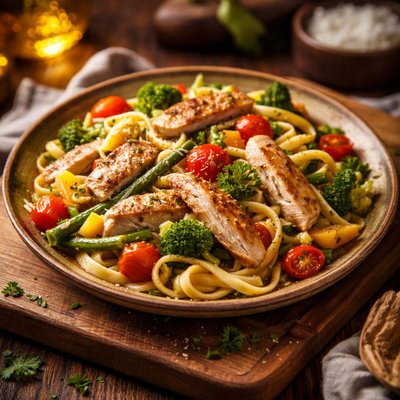 Image of Pasta Primavera with Chicken