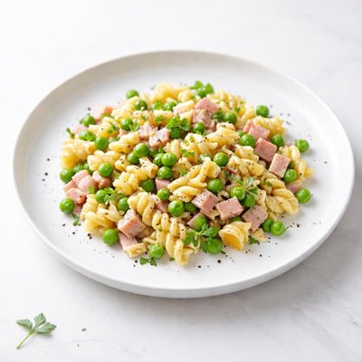 Image of Pasta Salad Peas Ham and Cheese