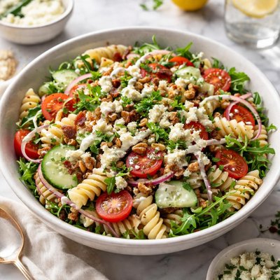 Image of Pasta Salad with Gorgonzola Dressing