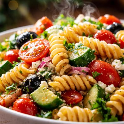 Image of Pasta Salad with Honey Dijon Vinaigrette
