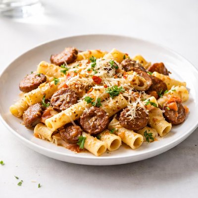 Image of Pasta Sausage Cheese Supreme