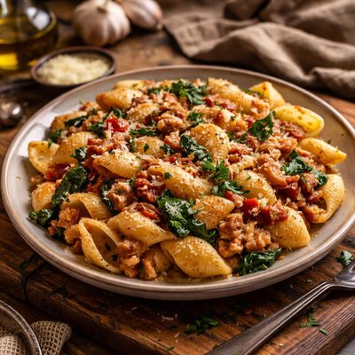 Image of Pasta Shells with Tuscan Tuna