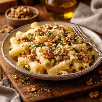 Image of Pasta with Blue Cheese and Walnuts