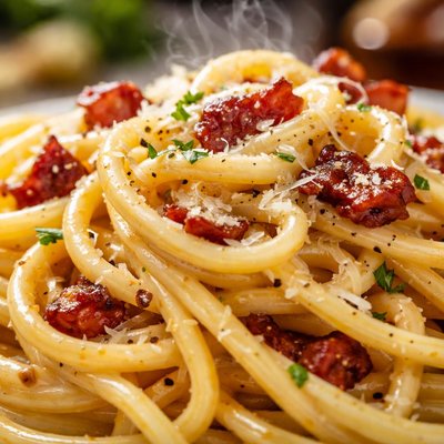 Image of Pasta with Carbonara Sauce