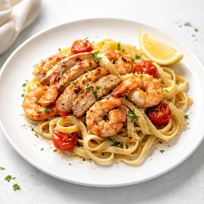 Image of Pasta with Chicken and Shrimp