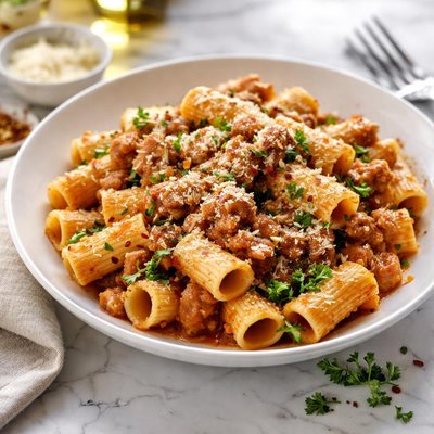 Image of Pasta with Chicken Sausage Sauce