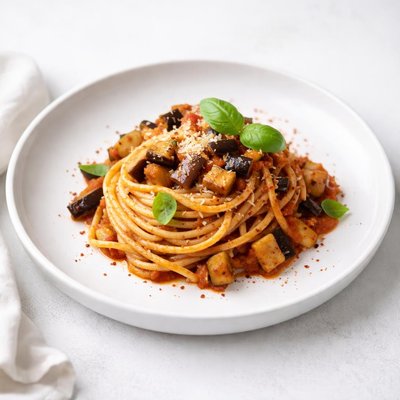 Image of Pasta with Eggplant Sauce
