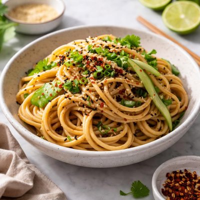 Image of Pasta with Korean Sesame Sauce