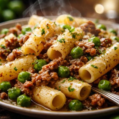 Image of Pasta with Peas and Pork