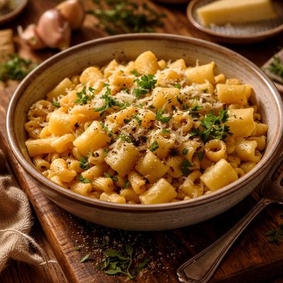 Image of Pasta with Potatoes and Herbs