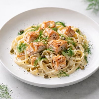 Image of Pasta with Salmon and Dill