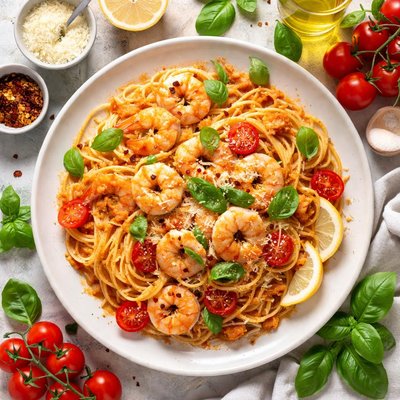 Image of Pasta with Shrimp Sauce