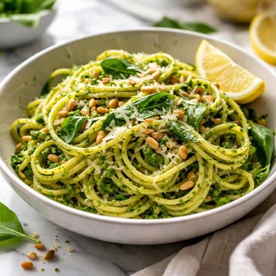 Image of Pasta with Spinach Pesto