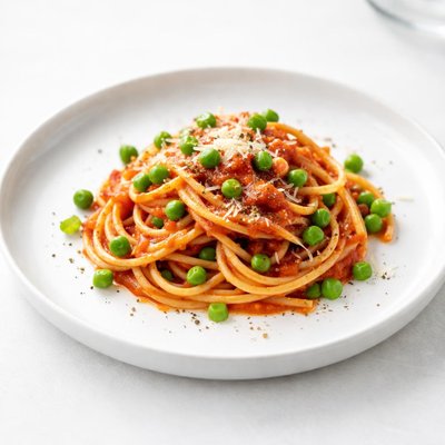 Image of Pasta with Tomato and Peas
